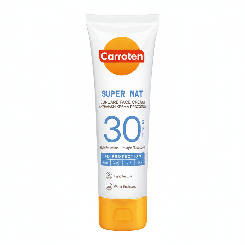 მზისგან დამცავი სახის კრემი SPF 30 (Super Mat)